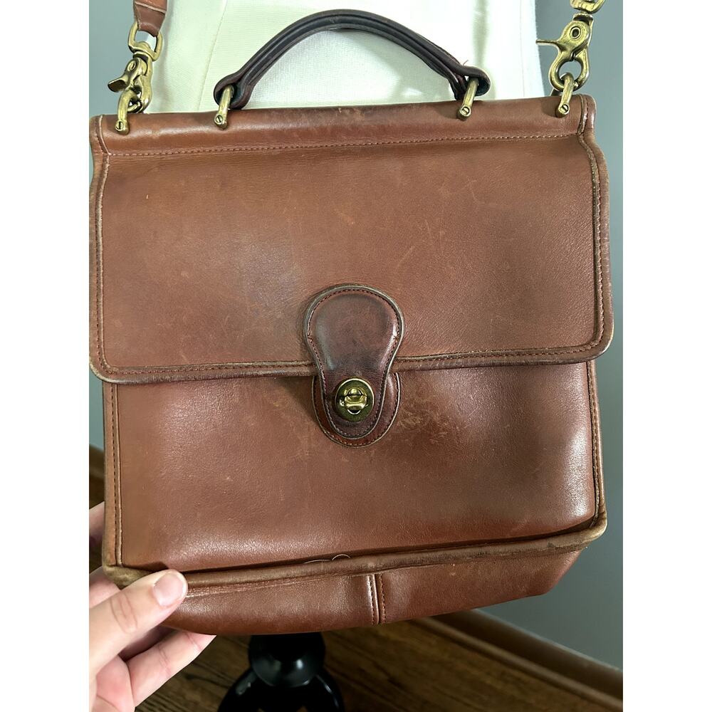 Vintage Coach Willis Leather Purse - Picture 2 of 12